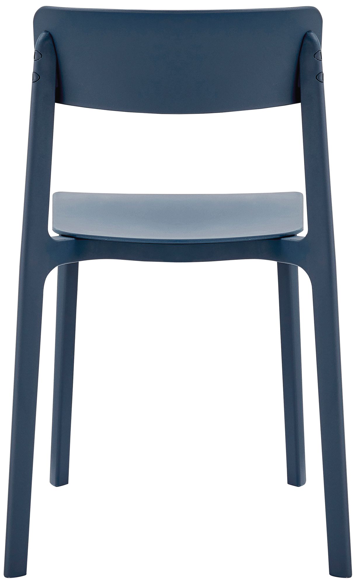 Tibo Blue Outdoor Stackable Side Chair