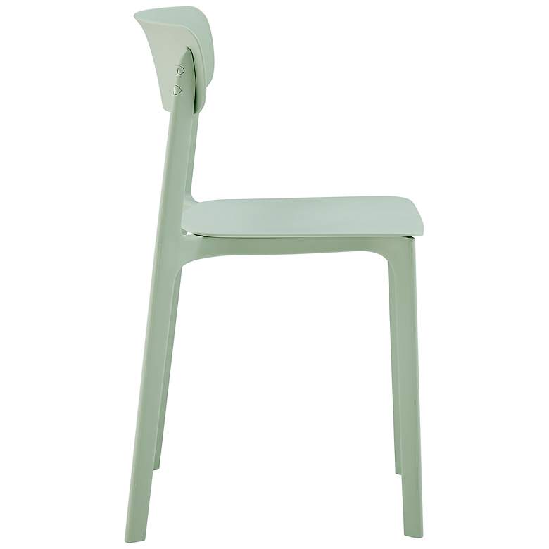 Image 6 Tibo Mint Stackable Indoor/Outdoor Side Chairs Set of 2 more views