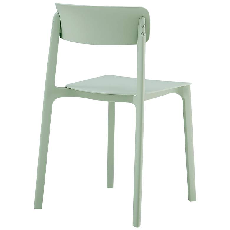 Image 7 Tibo Mint Stackable Indoor/Outdoor Side Chairs Set of 2 more views