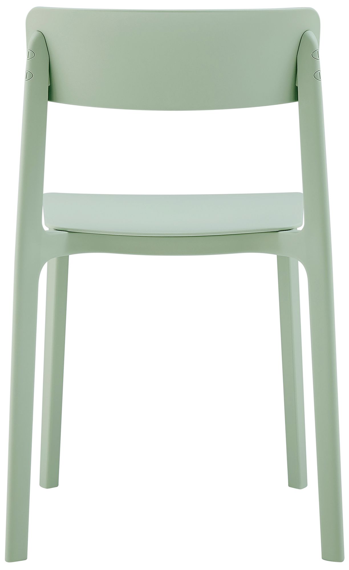Tibo Mint Stackable Indoor/Outdoor Side Chairs Set of 2