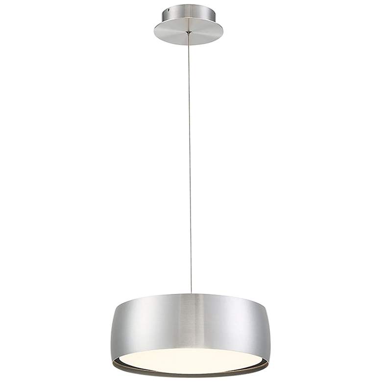 Image 3 Tic Toc 5.13 inchH x 13.75 inchW 1-Light Pendant in Brushed Aluminum more views