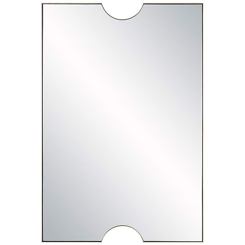 Image 2 Ticket Metallic Gold Leaf 24" x 36" Vanity Wall Mirror