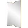 4_Ticket Metallic Gold Leaf 24" x 36" Vanity Wall Mirror more views