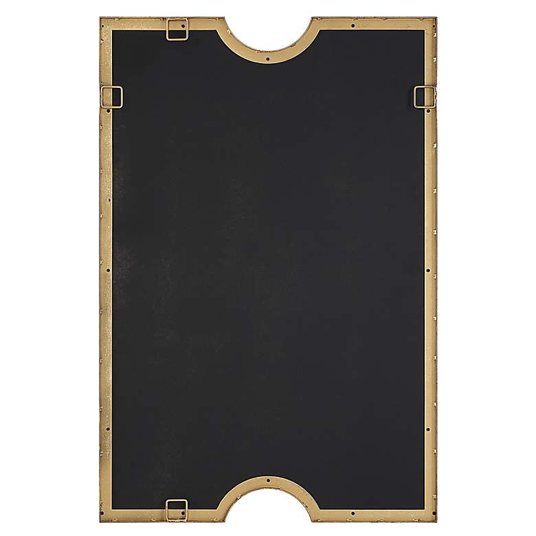 Image 7 Ticket Metallic Gold Leaf 24" x 36" Vanity Wall Mirror more views