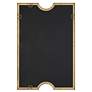 7_Ticket Metallic Gold Leaf 24" x 36" Vanity Wall Mirror more views