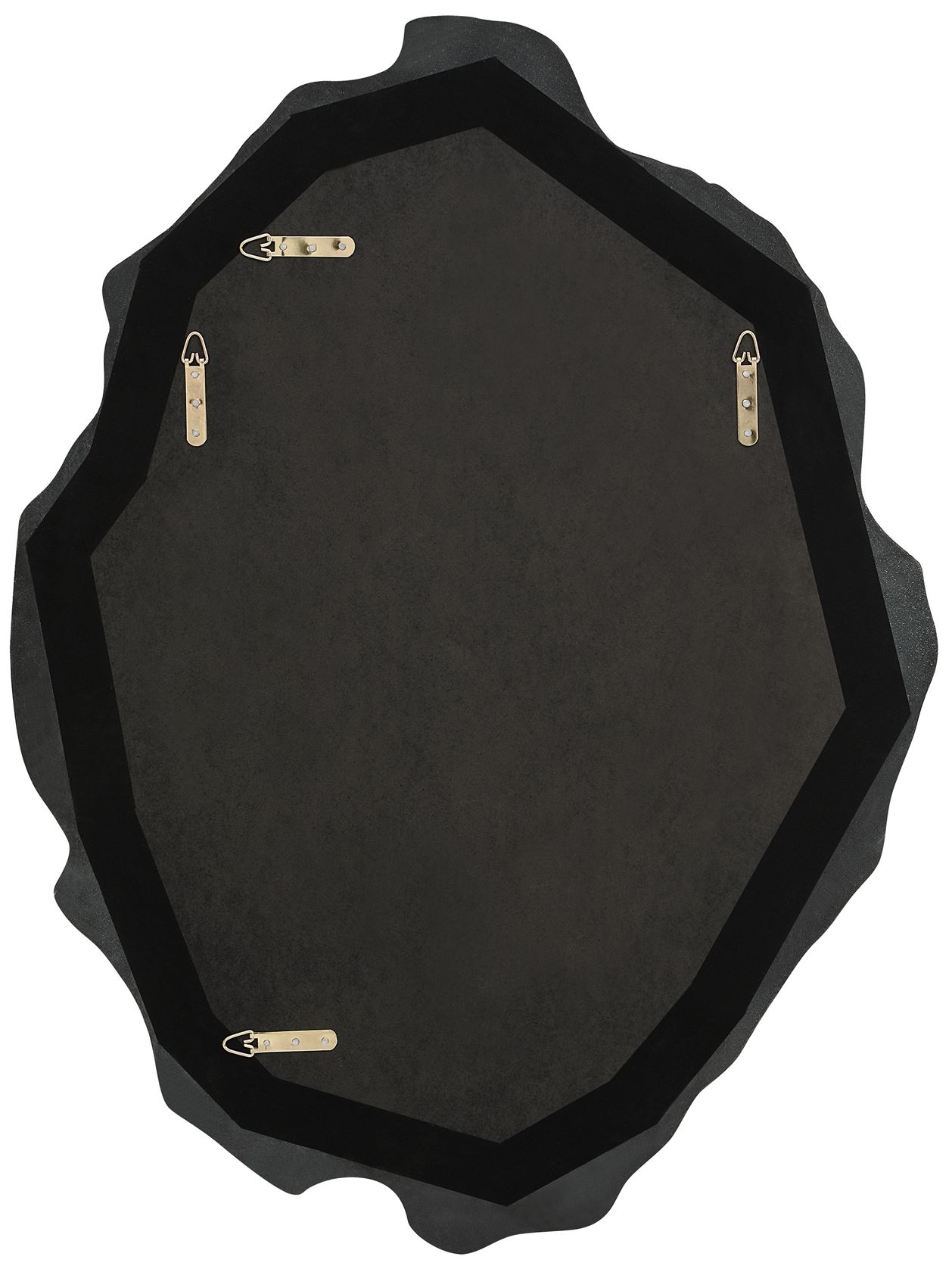 Image 5 Tida 40" Tall Irregular Mirror, Matte White more views