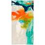 Tidal Abstract 1 48" Wide Tempered Glass Graphic Wall Art in scene