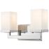 Tidal by Z-Lite Chrome 2 Light Vanity