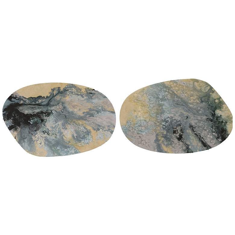 Image 1 Tidal II 24"W x 19"H Wall Sculpture Set of 2