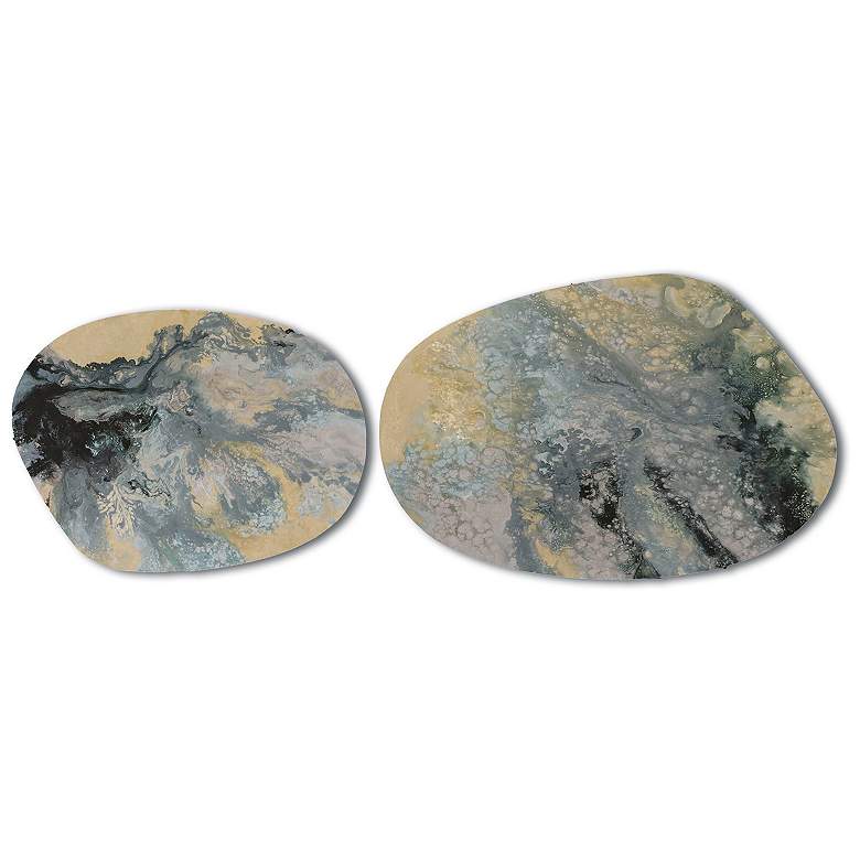 Image 2 Tidal II 24"W x 19"H Wall Sculpture Set of 2 more views
