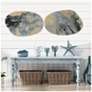 4_Tidal II 24"W x 19"H Wall Sculpture Set of 2 more views