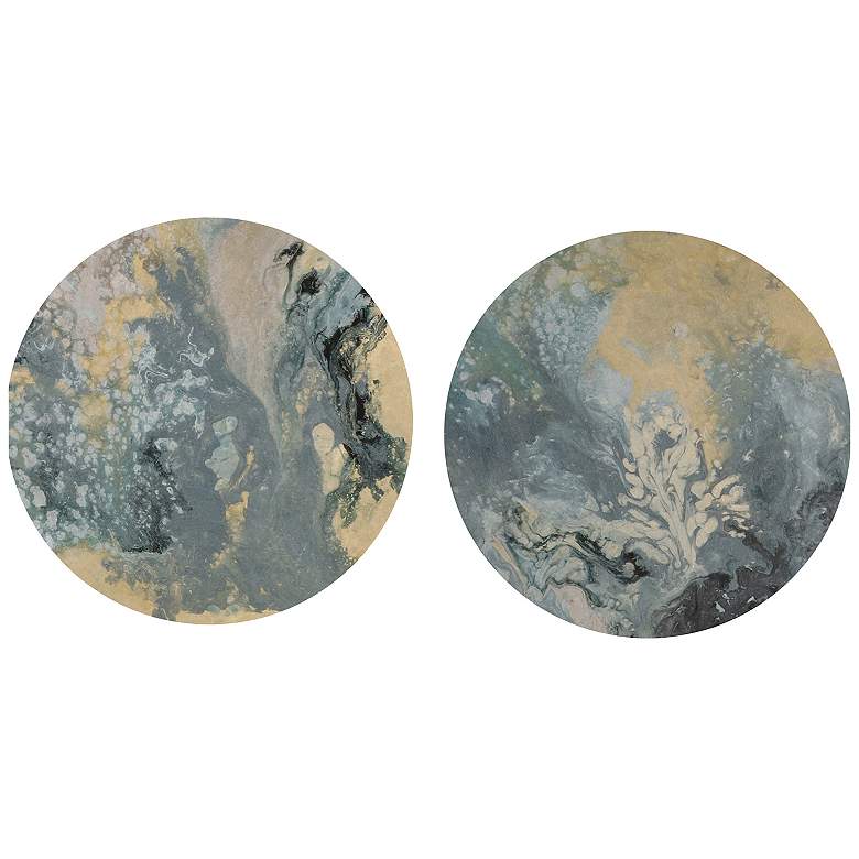 Image 1 Tidal III 16"W x 16"H Wall Sculpture Set of 2