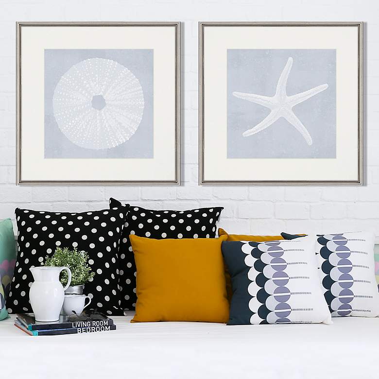 Image 1 Tide Treasures I 26" Square 2-Piece Framed Wall Art Set