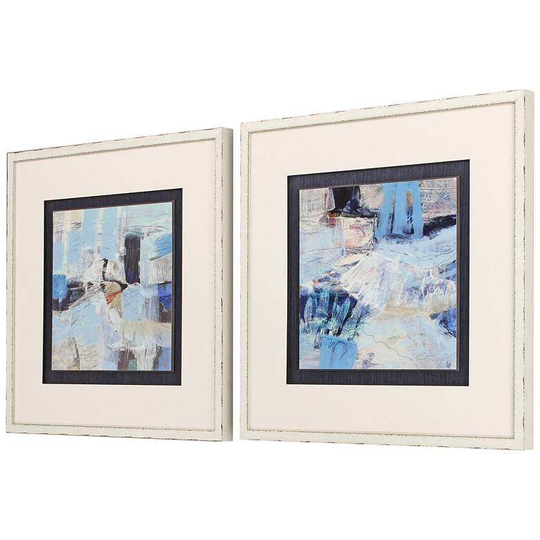 Image 5 Tideline 26 inch Wide 2-Piece Hand-Finished Framed Wall Art Set more views