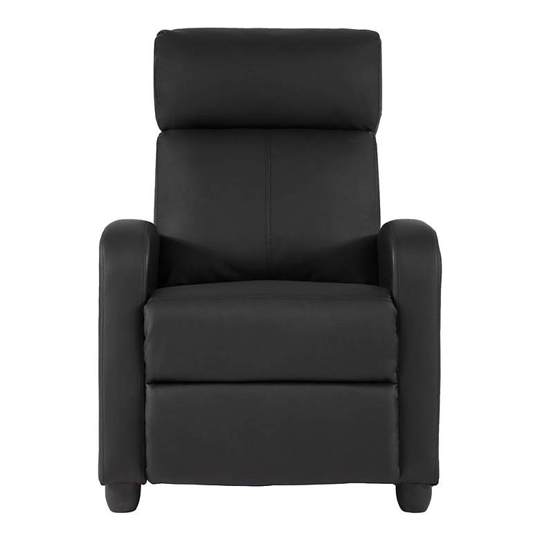 Image 3 Tidur Black Faux Leather Massage Recliner Chair more views