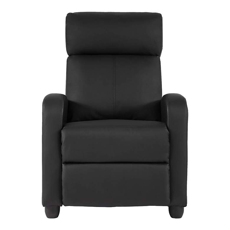 Image 3 Tidur Black Faux Leather Massage Recliner Chair more views
