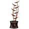 Tiered Copper Leaves Indoor Outdoor 41" High Fountain