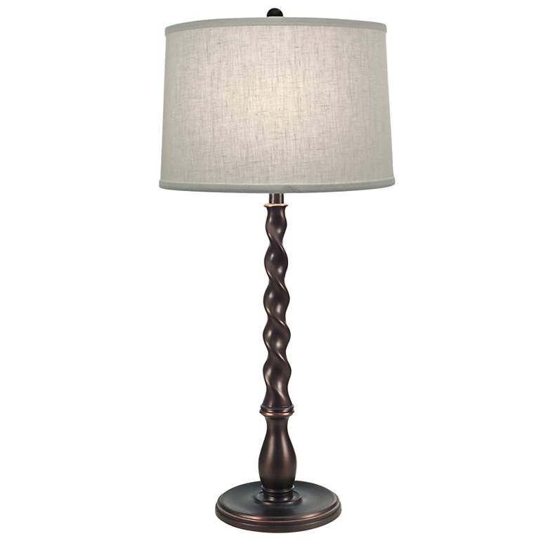 Image 1 Tierney Twist Oxidized Bronze Table Lamp