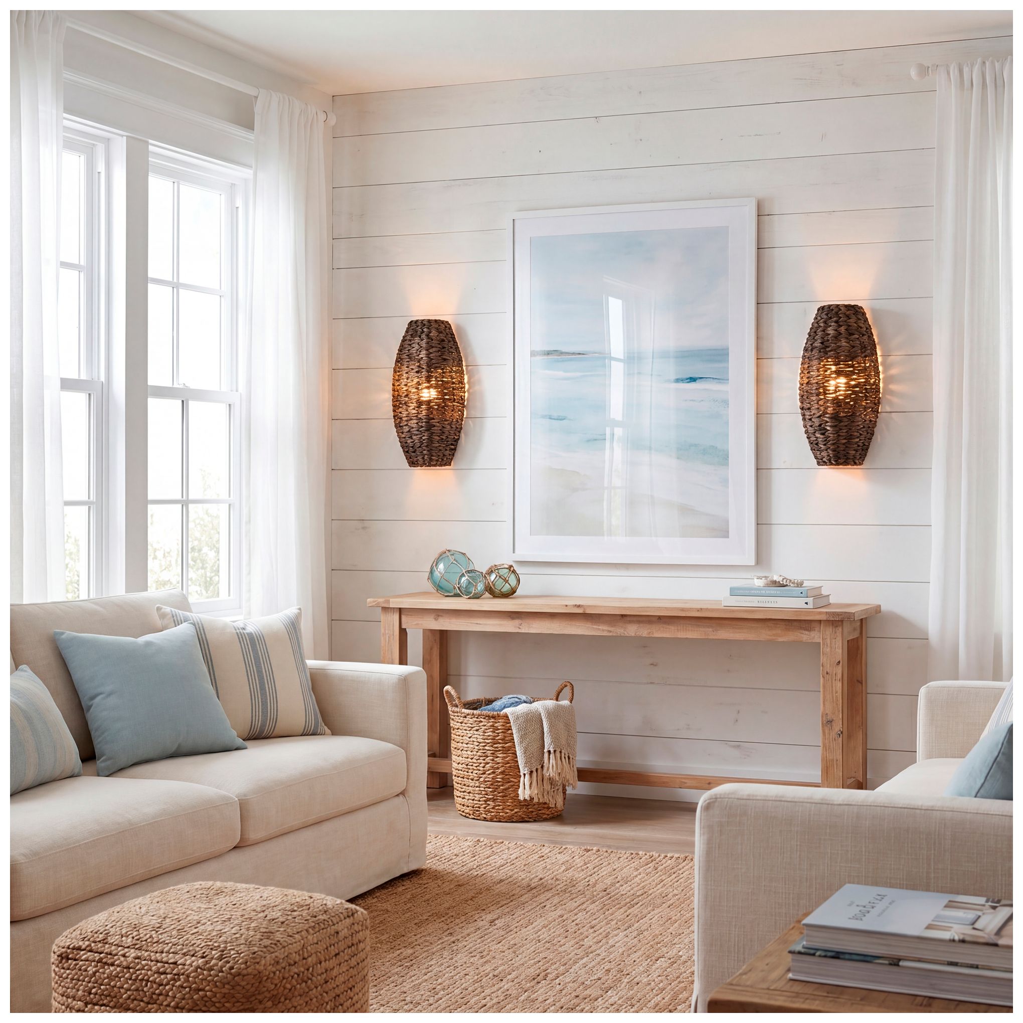 Tierra Brisa 2-Light Wall Sconce in Riviera Brass by Breegan Jane