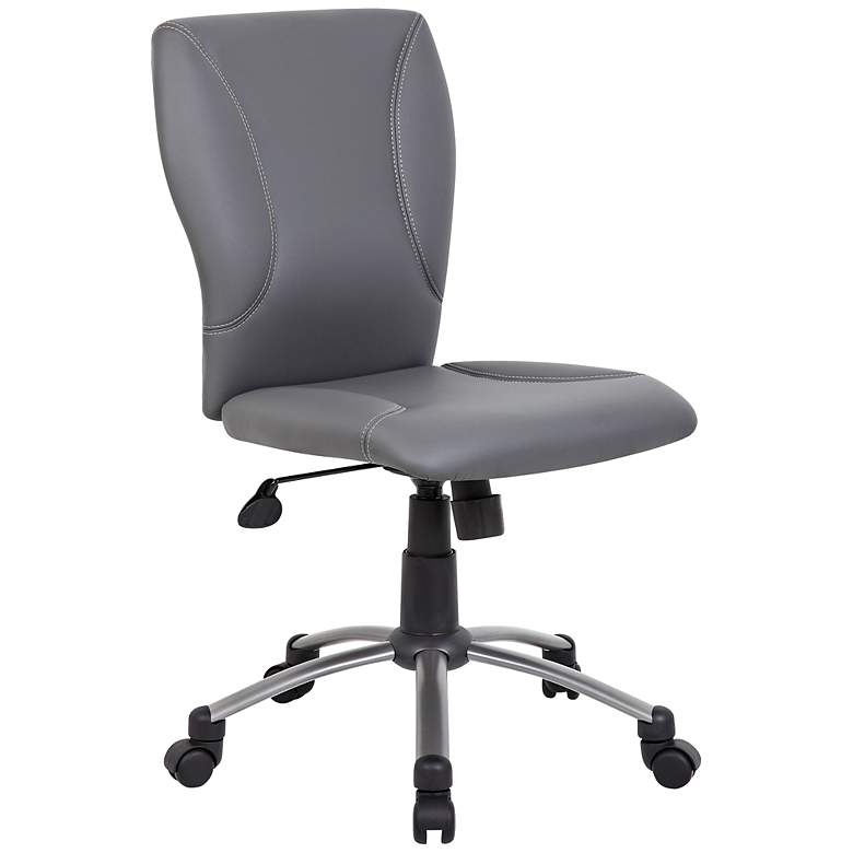 Image 1 Tiffany Gray Caress Plus Adjustable Office Chair