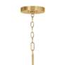 Tiffany Lily Ava 6-Light Gold Pendant Chandelier