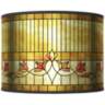 Tiffany Lily Gold Metallic Round Lamp Shade 15.5x15.5x11(Spider)