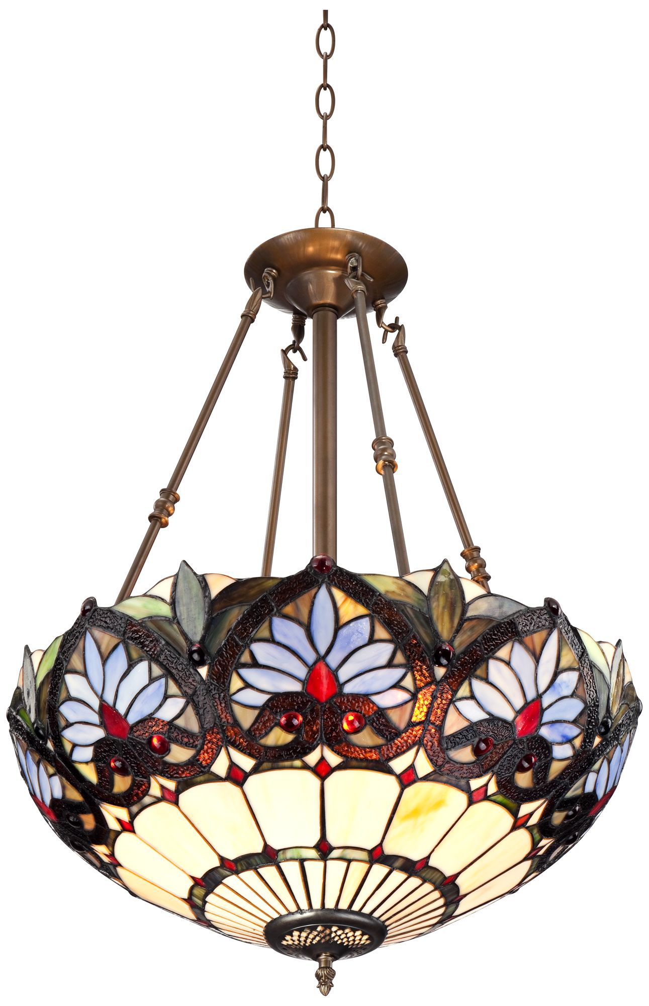 kichler tiffany style chandelier