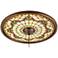 Tiffany Tracery 24" Wide Bronze Finish Ceiling Medallion