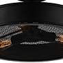 2_Tigris 16" Wide Black 3-Light Ceiling Light more views