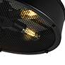 4_Tigris 16" Wide Black 3-Light Ceiling Light more views