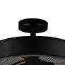 6_Tigris 16" Wide Black 3-Light Ceiling Light more views