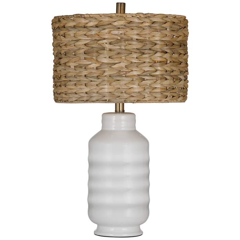 Image 1 Tigris 25" High White Table Lamp