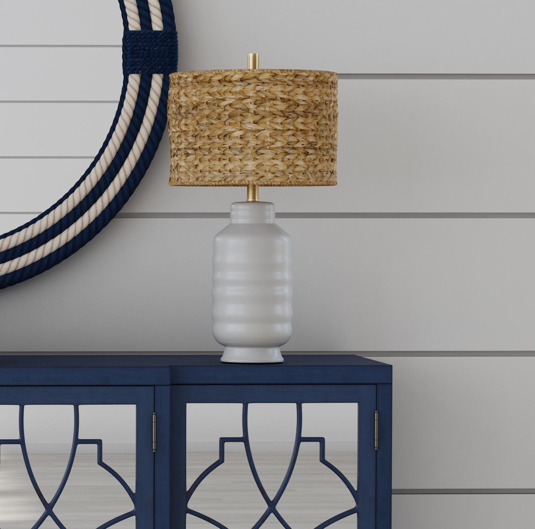 Image 5 Tigris 25" High White Table Lamp more views