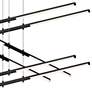 Thumbnail2 of Tik-Tak™ 47 1/2"W Black Stack 3-Tier 12-Light LED Pendant more views