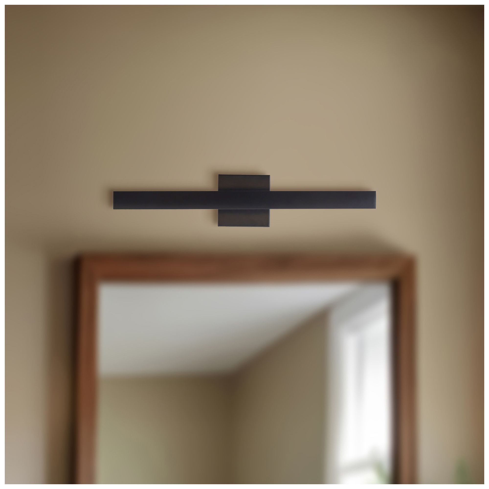 Thumbnail1 of Tila 23-in Black dimmable LED Bathroom Vanity Light