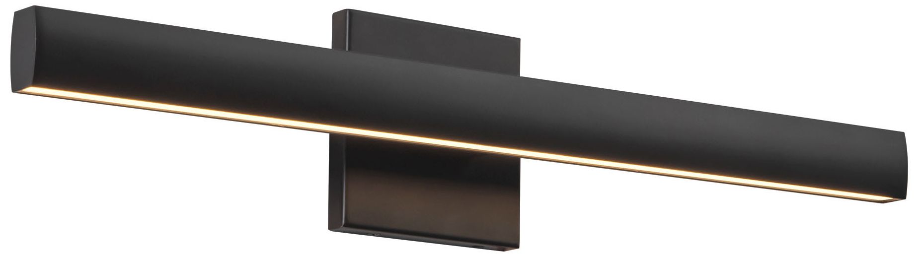 Tila 23-in Black dimmable LED Bathroom Vanity Light