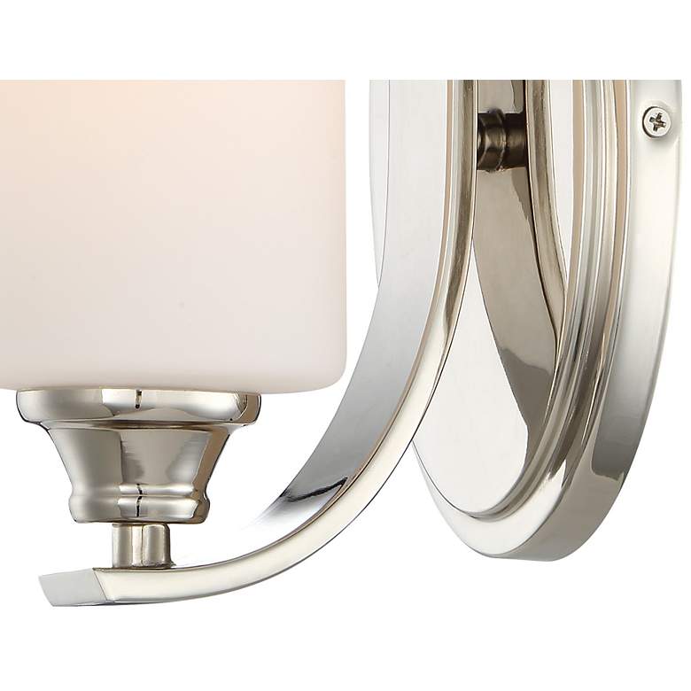 Image 3 Tilbury 10 1/4" High Polished Nickel Wall Sconce more views