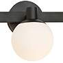 Tilbury 24 1/2" Wide Semi Gloss Black 3-Light LED Bath Light