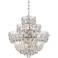 Tilda Chrome 17 1/2" Wide 7-Light Crystal Chandelier