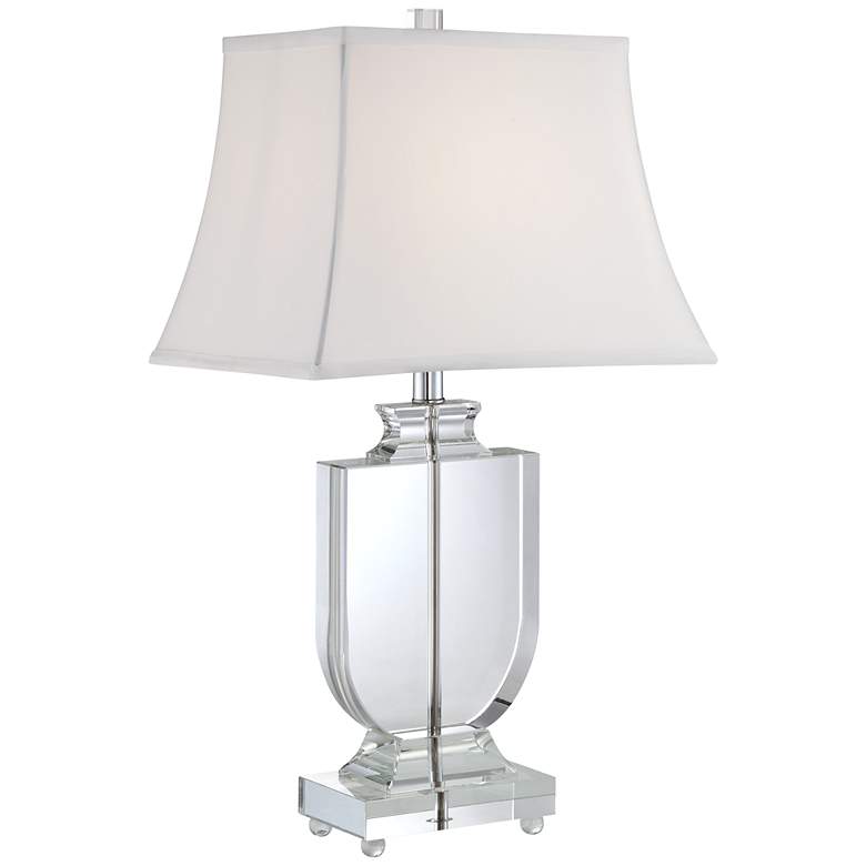 Tilde Clear Crystal Urn Table Lamp by Vienna Full Spectrum