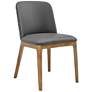 Tilde Gray Leatherette Side Chair