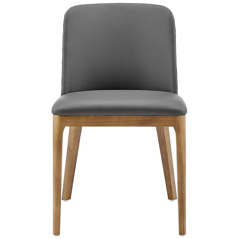 Image 5 Tilde Gray Leatherette Side Chair more views