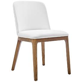 Image1 of Tilde White Leatherette Side Chair