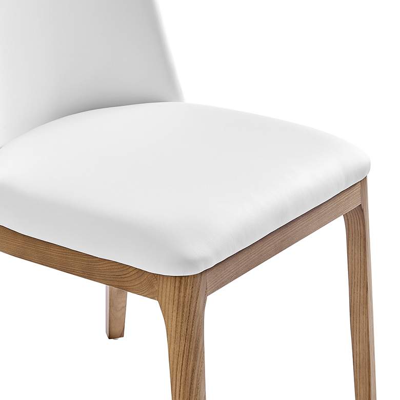 Image 2 Tilde White Leatherette Side Chair more views