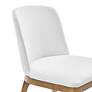 Tilde White Leatherette Side Chair
