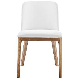 Image5 of Tilde White Leatherette Side Chair more views