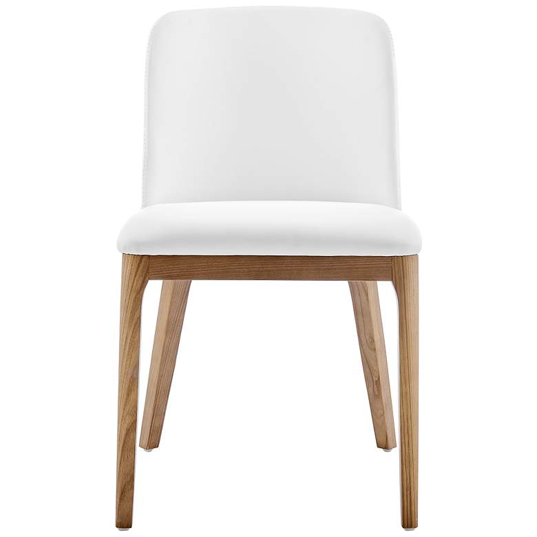 Image 5 Tilde White Leatherette Side Chair more views