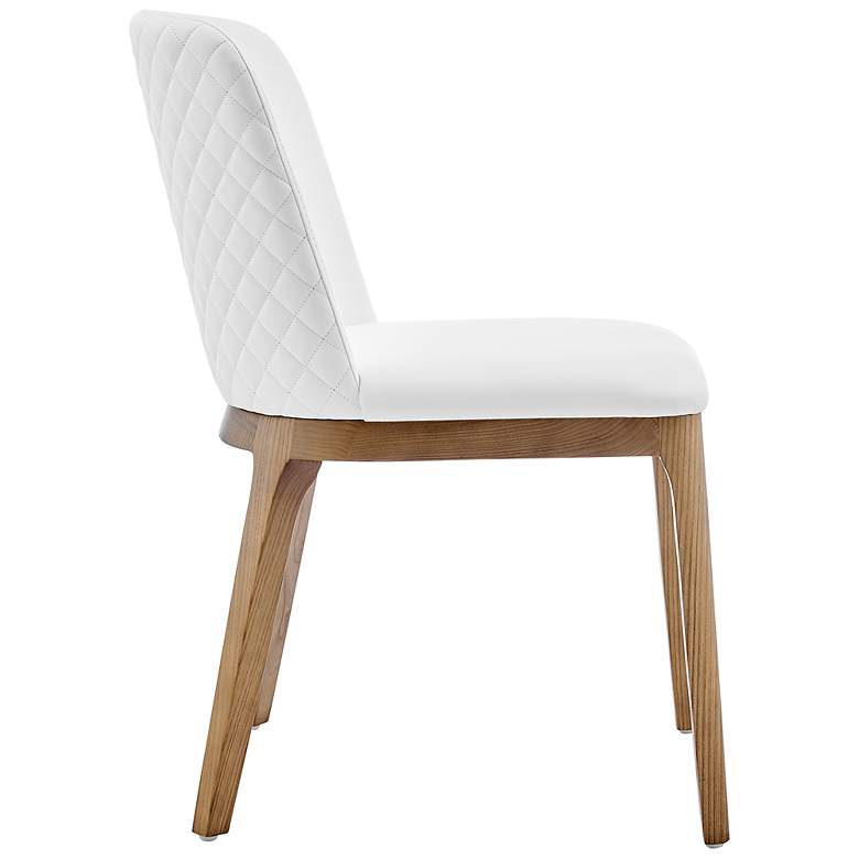 Image 6 Tilde White Leatherette Side Chair more views
