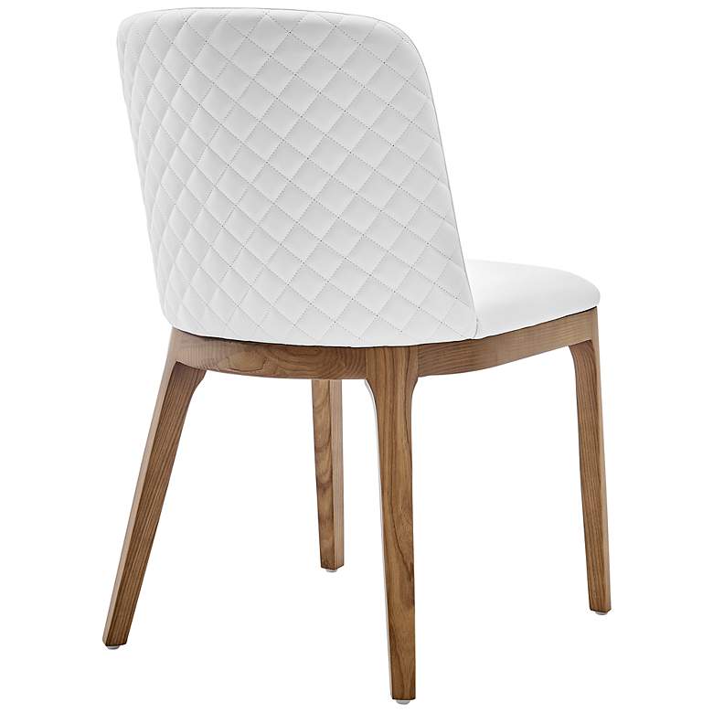 Image 7 Tilde White Leatherette Side Chair more views
