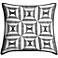 Tile Illusion 18" Square Throw Pillow